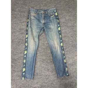 Vintage Ralph Lauren Jeans with Custom Sea‎ Shell Side Trim Taping - Sz 30x29